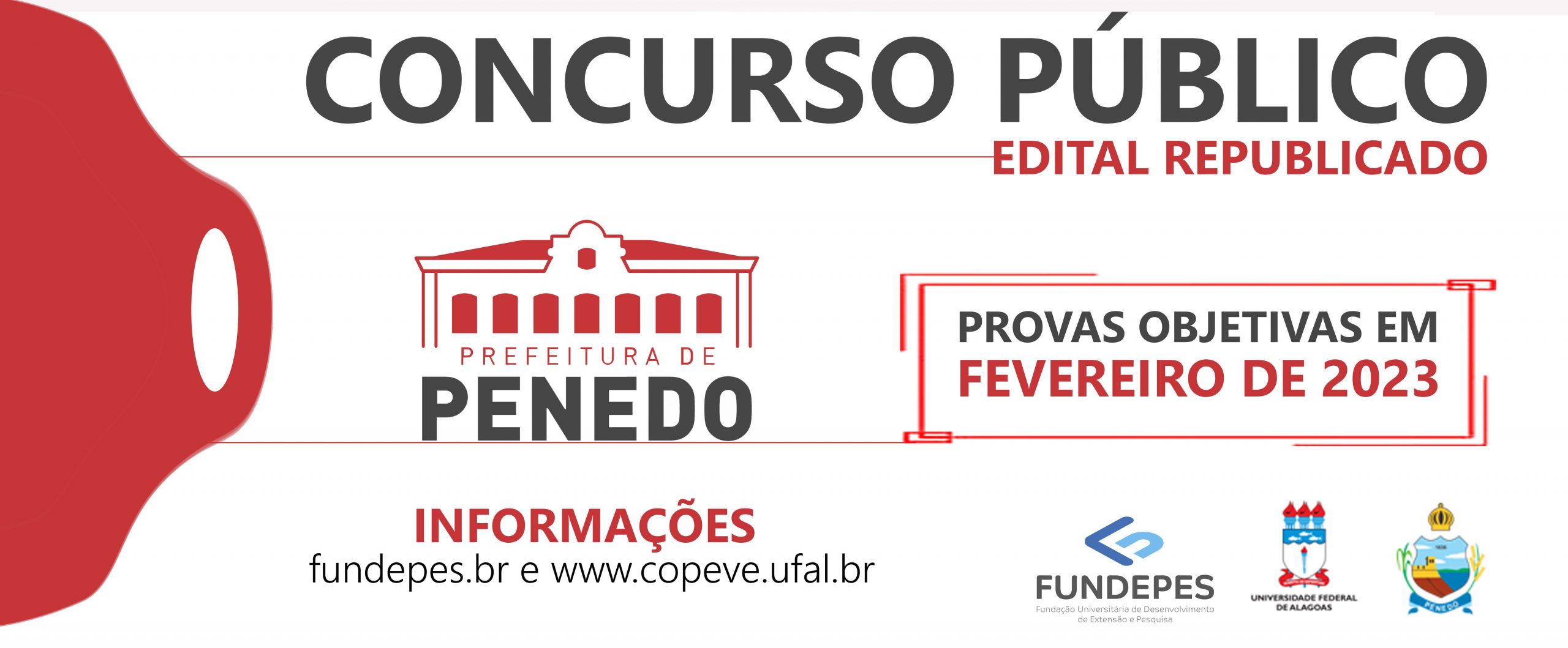 Fundepes anuncia retomada do concurso público para Prefeitura de Penedo