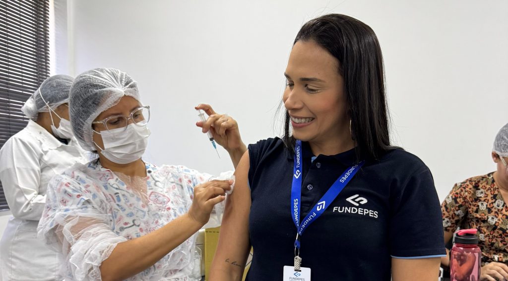 Proteção em dia: Fundepes realiza campanha de vacinação contra gripe e outras doenças para seus colaboradores