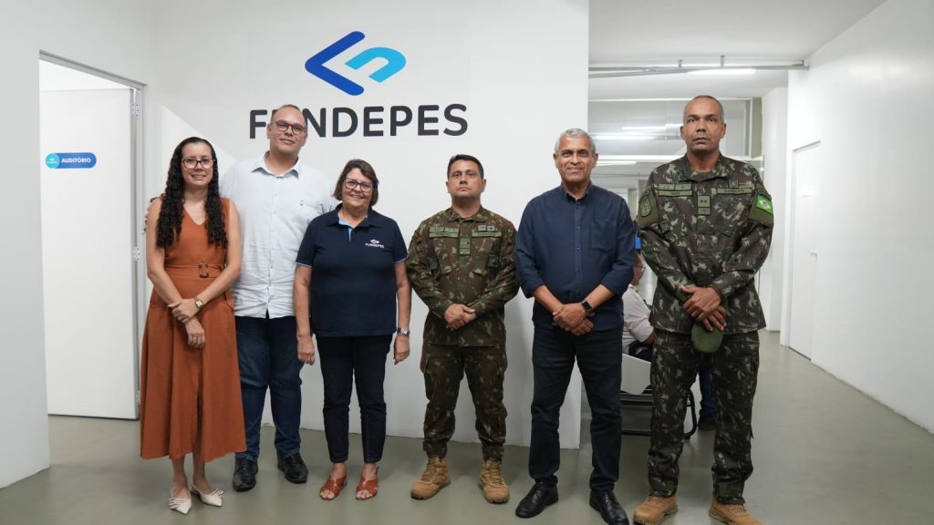 Fundepes recebe visita institucional do Exército Brasileiro e promove treinamento técnico